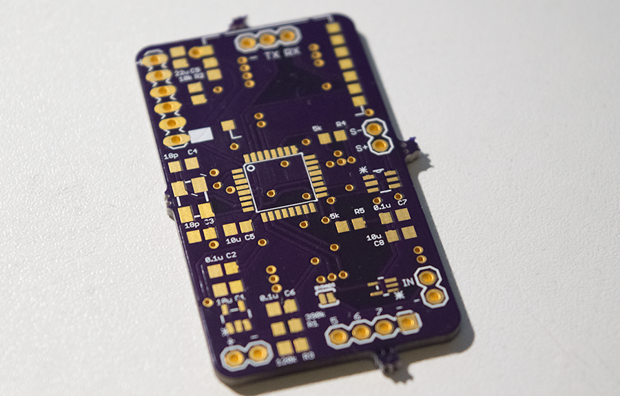 Bare scales PCB